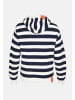 Salzhaut Hoodie ALLERWÄGENS in Navy Offwhite
