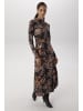 Aniston SELECTED Midikleid in braun-camel-beige-offwhite-pfirsich