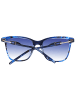 Ana Hickmann Frauen Sonnenbrille Quadratisch Blau