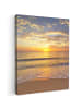 MuchoWow Leinwand bilder Sonnenuntergang Meer (BxH)