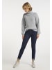 usha BLUE LABEL Damen Strickpullover in Grau Melange