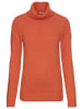 Kangaroos Rollkragenpullover in orange-meliert