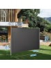 SONGMICS Seitenmarkise Sheld in Grau - (B)400 x (H)160 cm