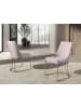 Angel Cerdá Stuhl 4182 in Grau/Rosa – (B)50 x (H)86 x (T)59 cm