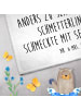 Mr. & Mrs. Panda Frotteetuch Schmetterling Zitronenfalter mit Sp... in Weiß