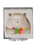 Mr. & Mrs. Panda Handtaschenspiegel quadratisch Bär Gefühl ohne ... in Grau Pastell