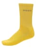 Urban Classics Urban Classics Unisex Wording Socks 3-Pack in yellow/red/white