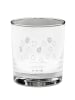 Mr. & Mrs. Panda Whiskey Glas Marienkäfer Design ohne Spruch in Weiß