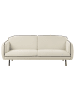 Beliani 2-tlg 3-Sitzer Sofa TONSBERG in Beige/Schwarz