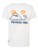 Petrol Industries T-Shirt mit Rückenaufdruck Commute in Weiß