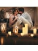 relaxdays 6x LED-Kerzen in Creme - Ø5 cm