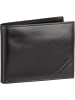 Bugatti Geldbörse Nobile Horizontal Wallet with Flap in Schwarz