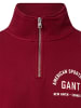 Gant Sweatshirt in bordeaux