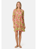 PM SELECTED Kleid in Grün-Fuchsia