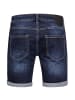 Amaci&Sons Destroyed Jeans Shorts SAN DIEGO in Dunkelblau