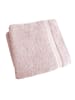 Framsohn 2er Set: Walkfrottier BIO Handtuch "ORGANIC" in Rosé - (L) 100 x (B) 50 cm