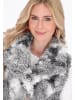 IZIA Women Vest in grey multicolor
