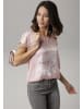 Laura Scott Shirtbluse in rosa-weiß