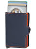 Secrid Geldbörse Twinwallet Matte in Night Blue-Orange