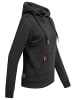 Alessandro Salvarini Hoodie Alessandro Salvarini Damen Sweatshirt Hoodie Kapuzen Pullover AS298 in Schwarz