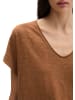 Marc O'Polo T-Shirt loose in Burnt Brown