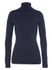 Tamaris Rollkragenpullover in solid navy