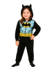 Batman DC Comics Batman Jumpsuit mit Kapuze Overall Onesie Einteiler in schwarz