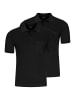Ragman Poloshirt Basic in Schwarz