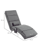 HOMCOM Relaxliege mit Massagefunktion-56L x 168B x 84Hcm-Dunkelgrau