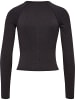 Hummel T-Shirt Hmlyoga Multisport Damen in BLACK MELANGE