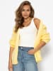 SASSYCLASSY Oversize Cardigan in Gelb