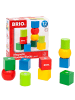 Brio Aktionsspiel BRIO Infant/ Toddler - Magnetische Holzbausteine Ab 12 Monate in bunt