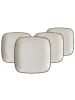 Ritzenhoff & Breker 4er Set Dessertteller Casa ø 22,5 cm in Beige