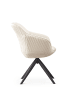 B&D Home Drehstuhl KATJA in Creme - (B)58 x (H)81 x (T)60,5 cm