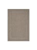 KADIMA DESIGN Teppich Outdoor Waschbar Einfarbig ALSTER Strapazierfähig OEKO-TEX in Braun