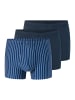 Schiesser Retro Short / Pant 95/5 Essentials in Dunkelblau / blau
