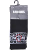 Merchcode Basic Socks in black/white