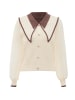 VIRITA Women Strickpullover in Wollweiss