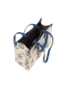 myMo Women Shoulder Bag in Beige Blue