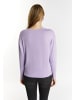 myMo Damen Strickpullover in Violett