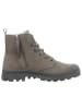 Palladium Schnürstiefelette in grau