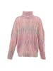 Sookie Damen Rollkragenpullover in PINK GELB