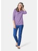 GOLDNER Kombifreundliches Shirt mit ¾ Arm in flieder