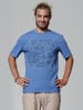 wat? Apparel T-Shirt Landschaft in Bright Blue
