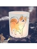Mr. & Mrs. Panda Windlicht aus Glas Islandhund Moment ohne Spruch in Transparent