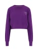 DreiMaster Damen Sweatshirt in Dunkellila