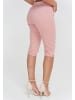 i dodo Capri Jeans Shorts 3/4 Stretch Kurze Chino Hose Bermuda Pants in Pink