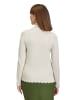 Betty Barclay Feinstrickpullover mit Wellenstruktur in Grau Beige