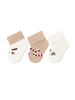 Sterntaler Erstlingssocken 3er-Pack Weihnachten in ecru