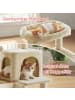 Feandrea Katzenbaum Clawfy in Beige - (B)48.1 x (H)94.8 x (T)48.1 cm